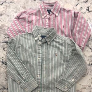 Set of 3T boys polo shirts